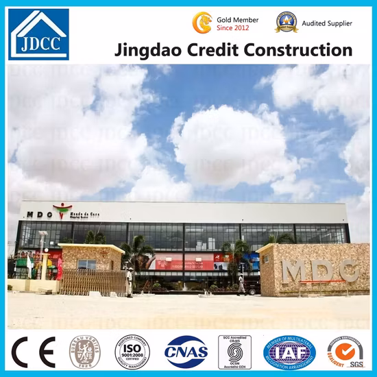 Hospital del edificio del marco de acero ligero de la estructura de acero de China con certificación ISO